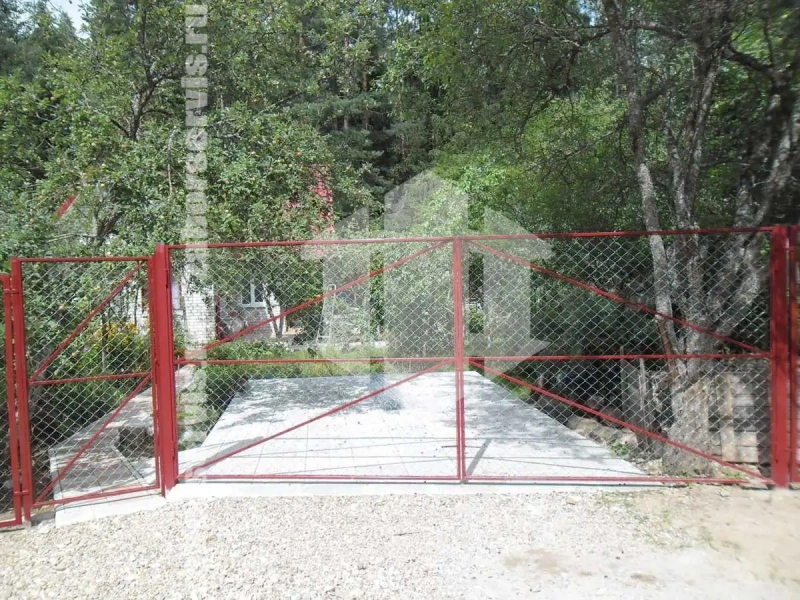 Забор из сетки рабицы в натяг секционный 125 метров